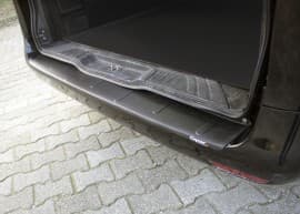 Накладка на задний бампер EuroCap из ABS-пластика для Mercedes Vito W447 2014+ Накладка на бампер на Мерседес Вито W447 EuroCap