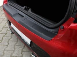 Накладка на задний бампер EuroCap из ABS-пластика для Renault Clio 4 2012-2019 Накладка на бампер на Рено Клио 4