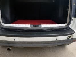 Накладка на задний бампер EuroCap из ABS-пластика для Citroen Berlingo 2015-2018 Накладка на бампер на Ситроен Берлинго
