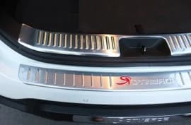 Хром накладка на порог багажника Libao из нержавейки для Kia Sorento XM 2013-2014 Хром порог на Киа Соренто 1шт Libao