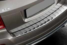 Хром накладка на задний бампер Libao из нержавейки для Mercedes GLK сlass X204 2008-2012 Хром накладка на Мерседес GLK X204