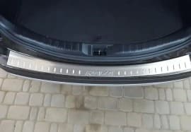 Хром накладка на задний бампер Libao из нержавейки для Toyota Rav 4 2013-2016 Хром накладка на Тойота Рав 4 Libao