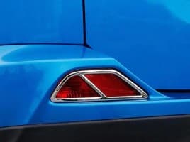 Хром накладки на задние габариты Libao из ABS-пластика для Toyota Rav 4 2016-2018 Хром накладки на Тойота Рав 4 2шт