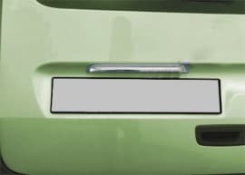 Хром накладка над номером Omsa Line из нержавейки для Renault Kangoo 2008-2020 Планка над номером на Рено Кенго