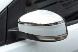 Хром накладки на зеркала Carmos из нержавейки для Ford Focus III Wagon 2014-2018 Хром зеркал Форд Фокус Универсал 2шт Carmos