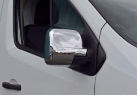 Хром накладки на зеркала Carmos из ABS-пластика для Opel Vivaro 2015-2019 Хром зеркал Опель Виваро 2шт