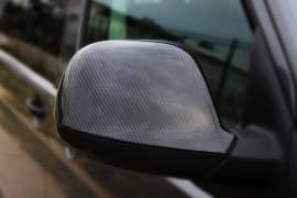 Carmos Накладки на зеркала Carmos из ABS-пластика под карбон для Volkswagen T6 2019+ Хром зеркал Фольксваген Т6 2шт