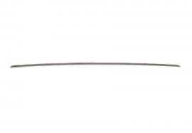 Хром накладка над номером Omsa Line из нержавейки для Citroen C4 Cactus 2014+ Планка над номером на Ситроен С4 Кактус