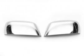 Хром накладки на зеркала без поворотника Carmos из ABS-пластика для Nissan Pathfinder R51 2010-2014 Хром зеркал Ниссан Патфайнде
