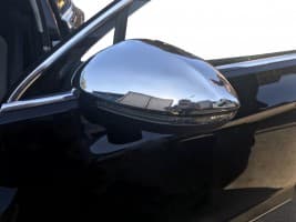 Хром накладки на зеркала Omsa Line из нержавейки для Volkswagen Passat B8 2015+ Хром зеркал Фольксваген Пассат В8 2шт Omsa