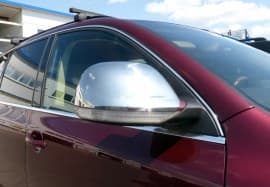 Хром накладки на зеркала Carmos из ABS-пластика для Volkswagen Touareg 2007-2010 Хром зеркал Фольксваген Туарег 2шт