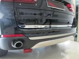Хром накладка на кромку багажника Libao из ABS-пластика для BMW X5 F15 2013-2018 Кромка багажника на БМВ Х5 F15 Libao