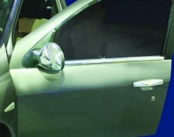 Omsa Хром молдинг нижней окантовки стекол Omsa Line для Renault Symbol 2008-2013 Хром молдинг на Рено Симбол 4шт