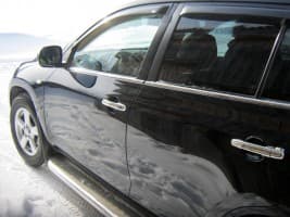Хром молдинг нижней окантовки стекол Omsa Line для Toyota Rav 4 2010-2013 Хром молдинг на Тойота Рав4 4шт