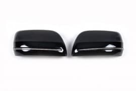 Крышки зеркал с LED для Toyota Land Cruiser 200 2007-2012 2шт Черные