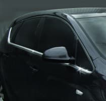Хром молдинг нижней окантовки стекол Omsa Line для Opel Astra J Hb 2010+ Хром молдинг на Опель Астра J 8шт