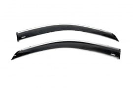 Дефлекторы окон с хром полоской Ветровики Niken для Mercedes-benz Vito / V W447 2014+ (2шт) NIKEN