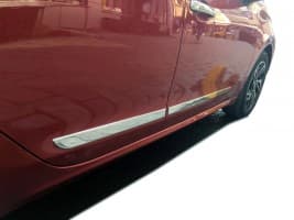 Хром молдинг дверной Omsa Line из нержавейки для Peugeot 208 2012-2019 Хром молдинг на Пежо 208 4шт