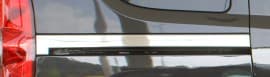 Хром молдинг под сдвижную дверь Carmos для Opel Combo 2012-2018 Молдинг на Опель Комбо 2шт