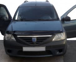 Дефлектор капота EuroCap Мухобойка на Dacia Logan II 2008-2012