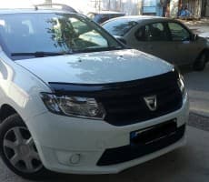 Дефлектор капота EuroCap Мухобойка на Dacia Sandero 2012-2020 EuroCap