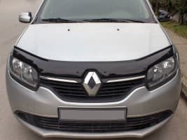 Дефлектор капота EuroCap Мухобойка на Renault Logan MCV 2012-2020