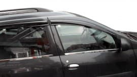 Хром молдинг нижней окантовки стекол Omsa Line для Dacia Logan MCV 2005-2013 Хром молдинг на Дачия Логан 4шт