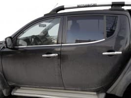 Carmos Хром молдинг нижней окантовки стекол Carmos для Mitsubishi L200 2012-2015 Хром молдинг на Митсубиси Л200 4шт