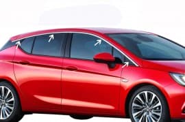 Хром молдинг верхней окантовки стекол Omsa Line для Opel Astra K 2016+ Хром молдинг на Опель Астра К 8шт