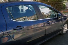 Хром молдинг нижней окантовки стекол Carmos для Peugeot 308 2007-2013 Хром молдинг на Пежо 308 4шт