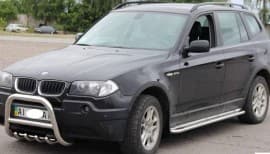 Боковые пороги площадки D60 для BMW X3 E83 2003-2010
