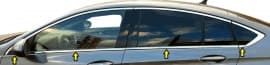Хром молдинг нижней окантовки стекол Carmos для Opel Insignia 2017+ Хром молдинг на Опель Инсигния 8шт