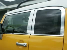 Libao Хром молдинги на окна для Toyota FJ Cruiser 2003-2017 из нержавейки 16шт