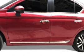Хром молдинг дверной для Honda City Sedan 2021+ из нержавейки 4шт