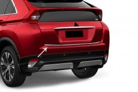 Хром накладка на кромку багажника для Mitsubishi Eclipse Cross 2021+ из нержавейки 