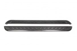 Боковые пороги площадки из алюминия и нержавейки Maydos V1 для Mitsubishi Outlander 3 2012-2014