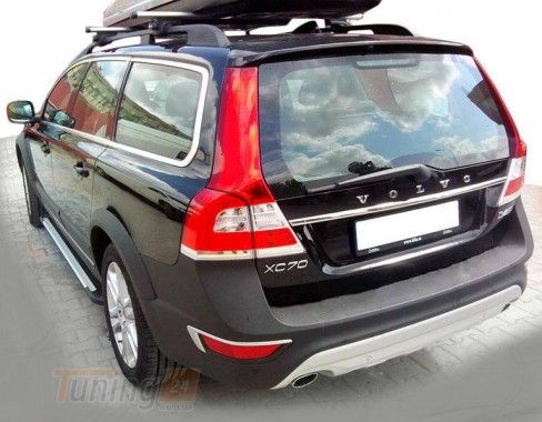 Erkul Боковые пороги площадки из алюминия Rainbow для Volvo XC60 2013-2017 - Картинка 1