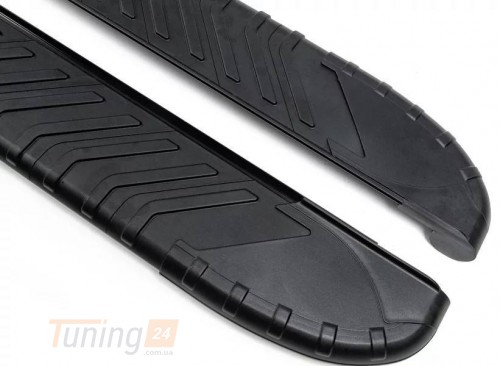 Erkul Боковые пороги площадки из алюминия Bosphorus Black для Peugeot 4008 2012+ - Картинка 3