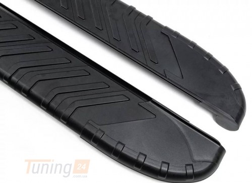 Erkul Боковые пороги площадки из алюминия Bosphorus Black для Nissan X-Trail T32 2014-2020 - Картинка 3