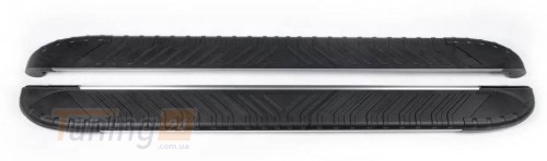 Erkul Боковые пороги площадки из алюминия Bosphorus Grey для Mitsubishi ASX 2012-2016 - Картинка 1