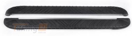 Erkul Боковые пороги площадки из алюминия Bosphorus Grey для Mitsubishi L200 4 2012-2015 - Картинка 1