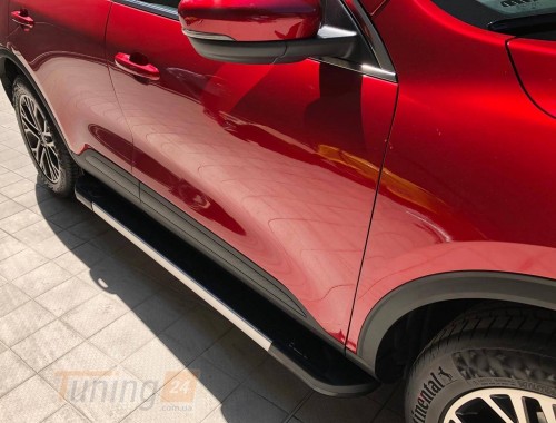 Erkul Боковые пороги площадки из алюминия RedLine V1 для Ford Kuga 2019+ - Картинка 2