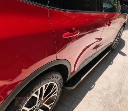 Erkul Боковые пороги площадки из алюминия RedLine V1 для Ford Kuga 2019+ - Картинка 3