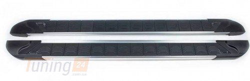 Erkul Боковые пороги площадки из алюминия RedLine V1 для Mitsubishi Eclipse Cross 2021+ - Картинка 1