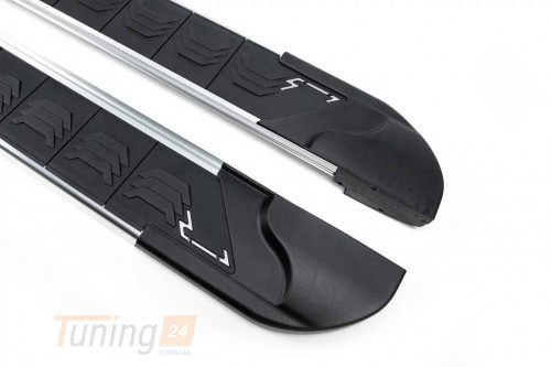 Erkul Боковые пороги площадки из алюминия RedLine V1 для Peugeot 4008 2012+ - Картинка 3