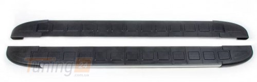 Erkul Боковые пороги площадки из алюминия Duru для Mitsubishi ASX 2010-2012 - Картинка 1