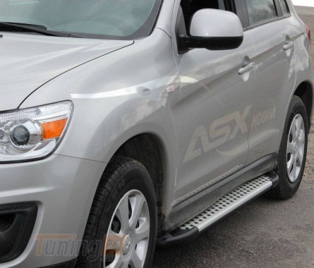 Erkul Боковые пороги площадки из алюминия X5-тип для Citroën C4 Aircross 2012+ - Картинка 3