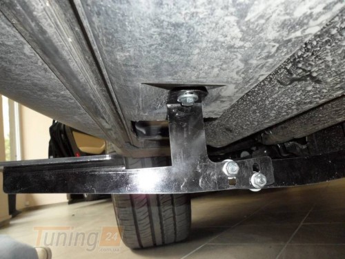 Erkul Боковые пороги площадки из алюминия Allmond Grey для Land Rover Range Rover Sport 1 2005-2013 - Картинка 2