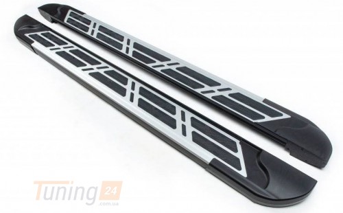 Erkul Боковые пороги площадки из алюминия Sunrise для BMW X4 F26 2014-2018 - Картинка 3