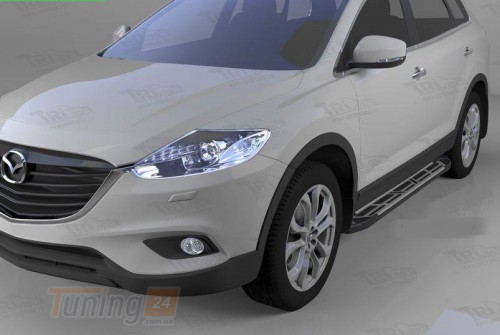 Erkul Бічні пороги алюмінієвого майданчика Sunrise для Mazda CX-9 2006-2012 - Зображення 1